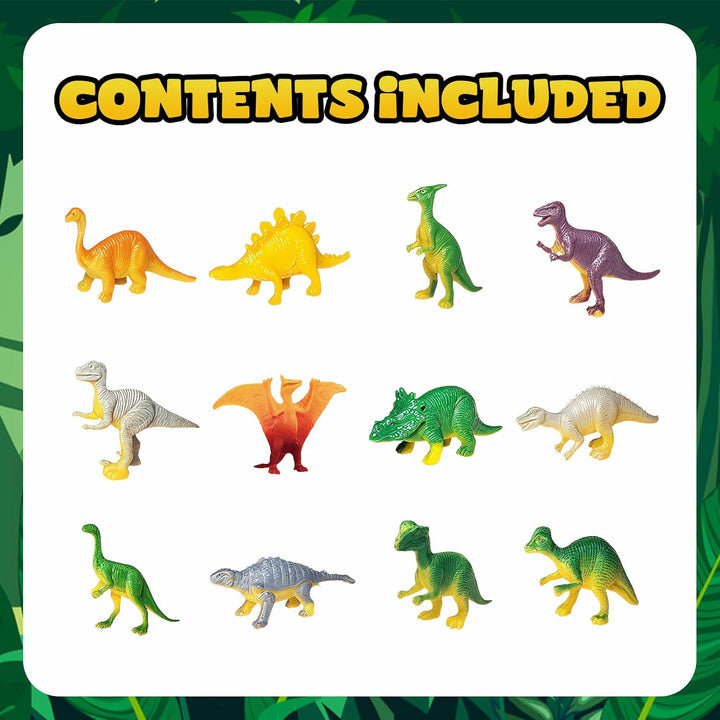 Dinosaurier Ausgrabungsset für Kinder, 12 Stk. Dino Ei Zum Ausgraben Figuren Dinosaurier Eier Ausgra