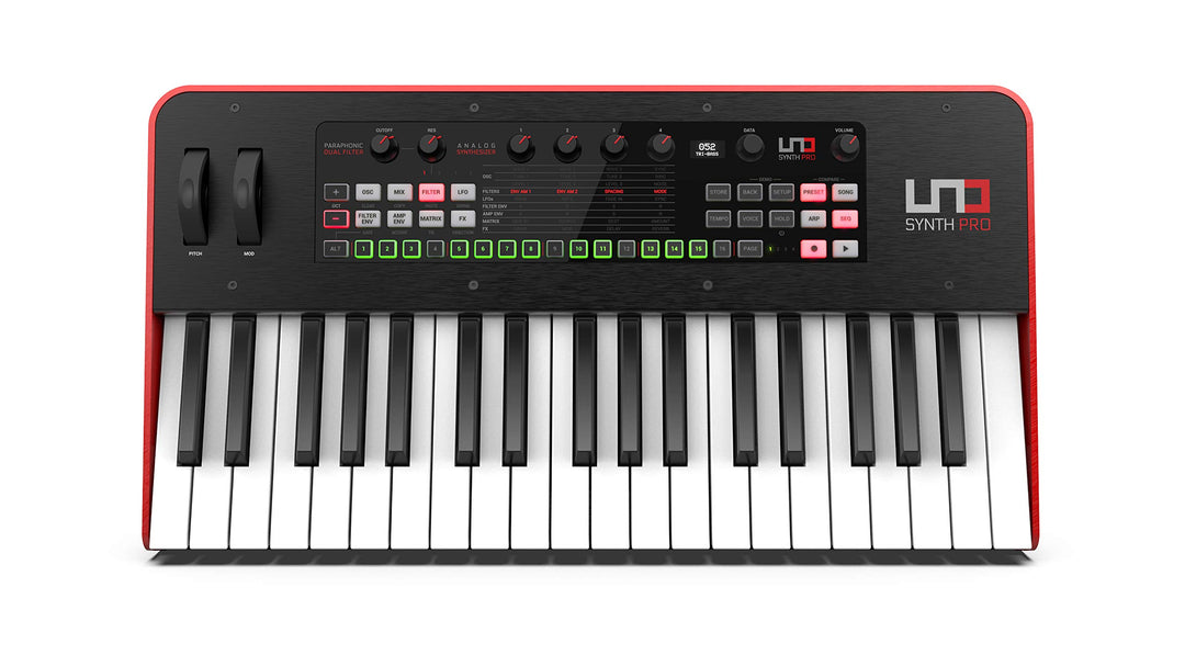 IK Multimedia UNO Synth Pro, Red and Black