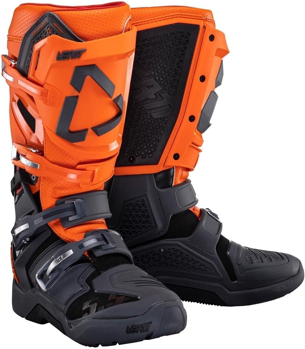Leatt Moto 5.5 Flexlock Enduro Motocross Stiefel 48 EU Schwarz, 48 EU Schwarz