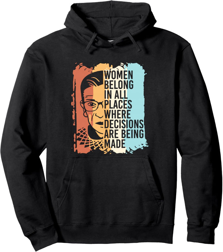 RBG Ruth Bader Ginsburg Feminist Politisches Geschenk Pullover Hoodie