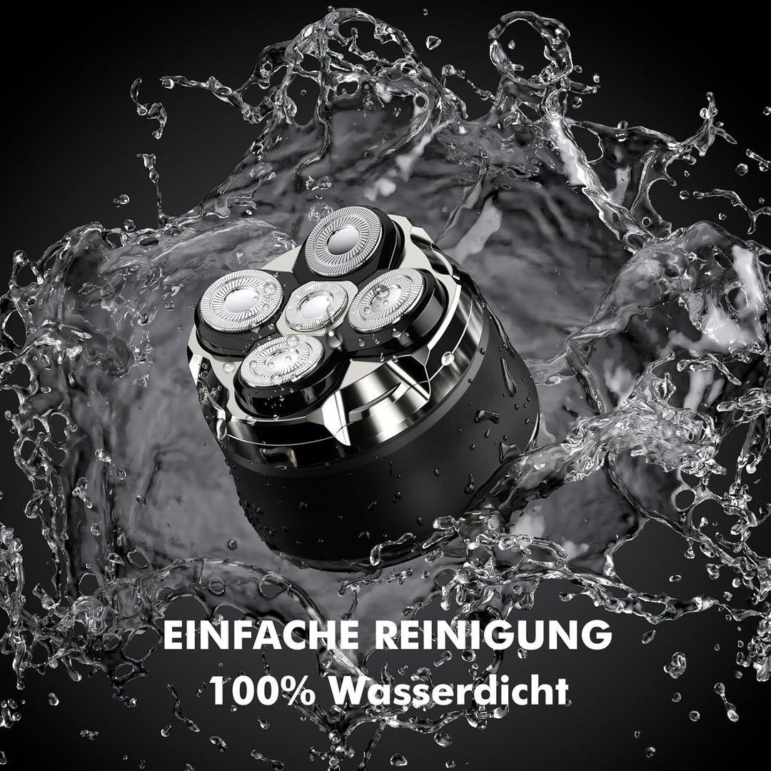 Glatzen Rasierer Herren Elektrisch, ETROBOT 5D Magnetischer Elektrorasierer- Kopfrasierer Glatze Her