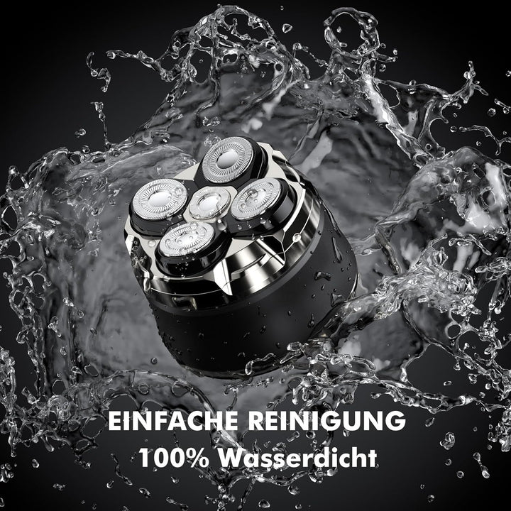 Glatzen Rasierer Herren Elektrisch, ETROBOT 5D Magnetischer Elektrorasierer- Kopfrasierer Glatze Her