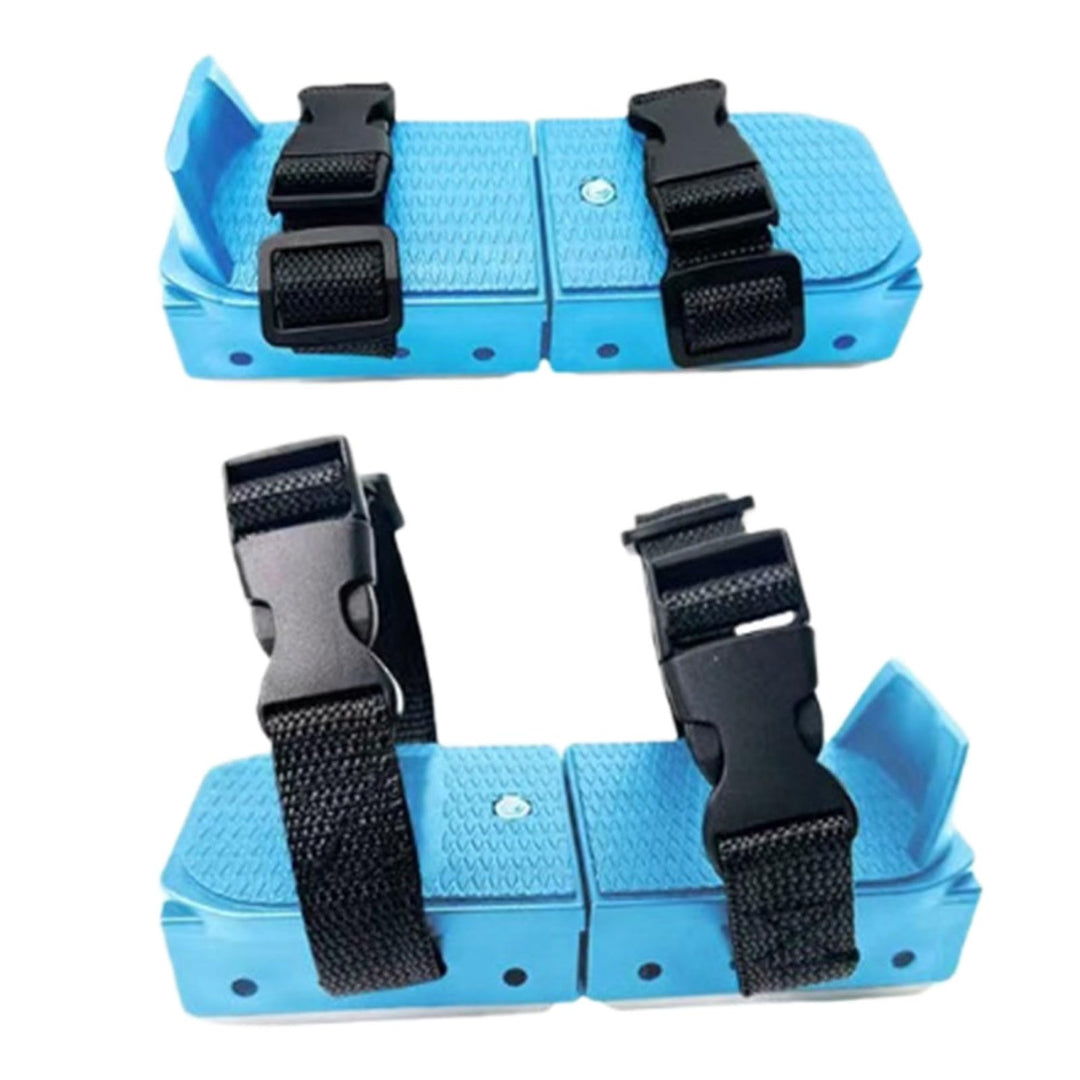 2026 Verstellbare Doppelkufen Eislaufschuhe für Kinder Anfänger Wintertraining mit 2Stücke 16x6x6cm