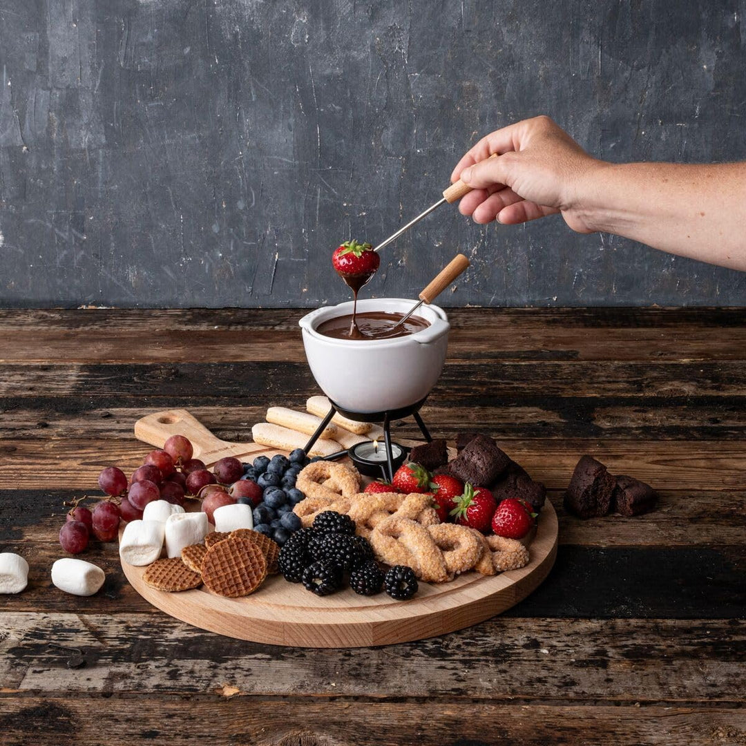 Boska Choco Fondue Petit Marie/Schokoladenfondue-Set „au bain-marie“ / Ohne Anbrennen/Mikrowellengee