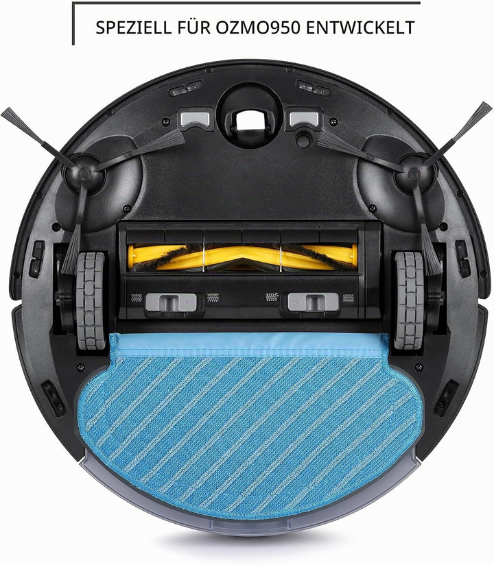 ECOVACS Wischtücher (Wiederverwendbar), 3 Stück – Original Zubehör für DEEBOT OZMO 920 &amp; 950, D-CC3H