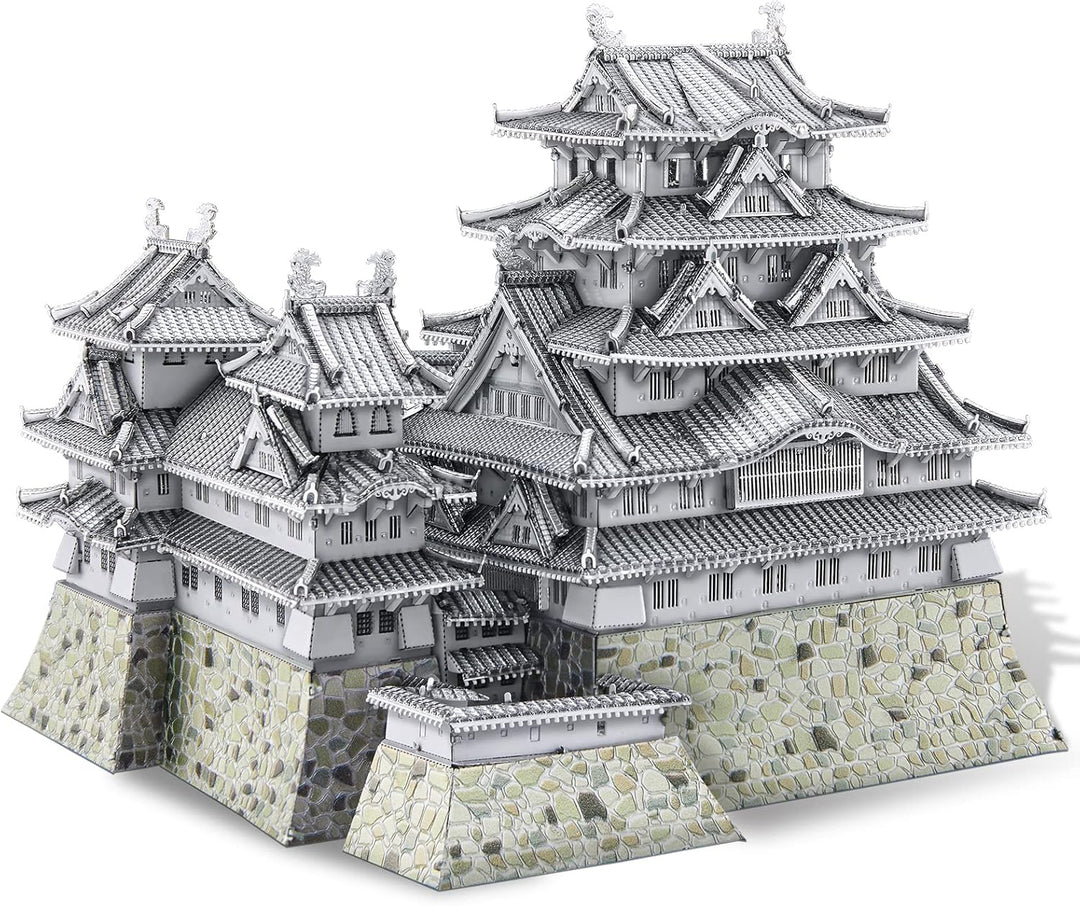 Piececool 3D Puzzle Metall Architecture Himeji-jo Japan, 3D Metall Puzzle Pierecool für 340 Edelstah