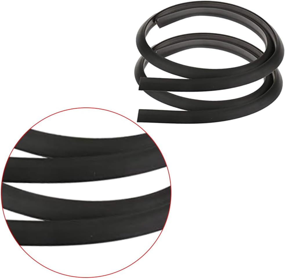 Riloer Universal-Seitenkotflügel, 2 x 1,5 m dreieckige Gummirad-Augenbrauenbogenschutzbleche, schwar