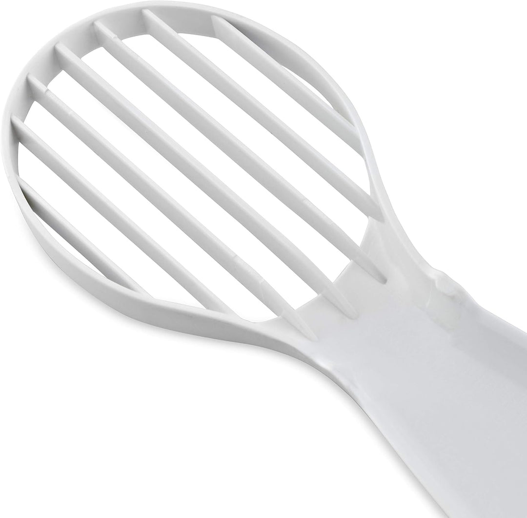 Zyliss E910050 Avocado Schneider, Weiss/Grau, Avocado-Entkerner und-Schneider Kochutensilien, 5 Jahr