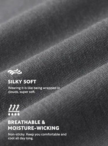 Separatec Herren Boxershorts Glattes Bambus Rayon mit getrennten Beuteln Unterwäsche 3er Pack Boxers