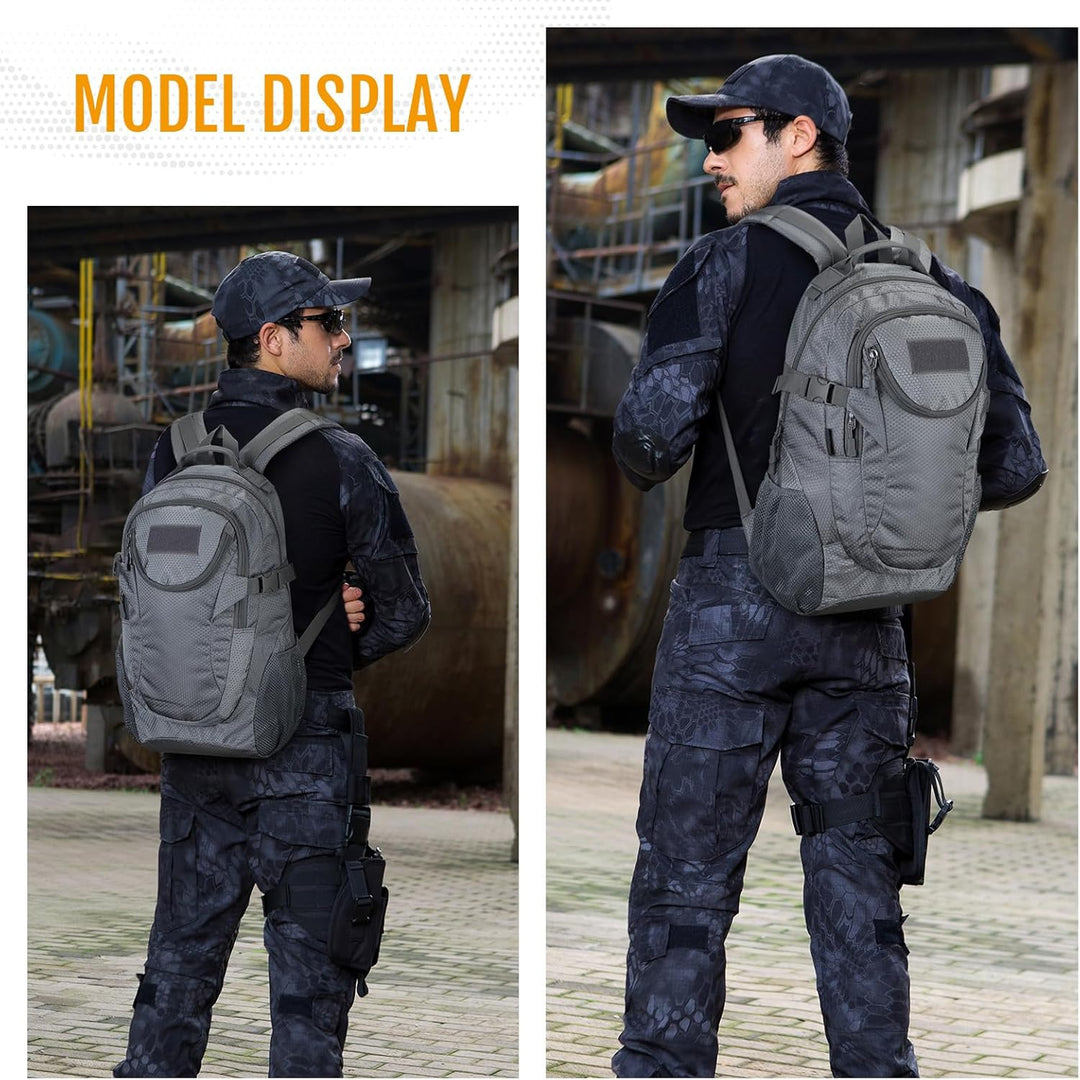 Militär Rucksack Molle Taktische Motorrad Wanderrucksack Outdoor Wasserdicht Trekkingrucksack 25L Ca