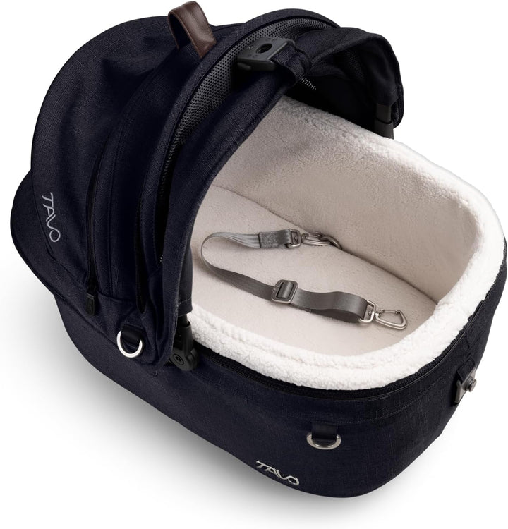 Tavo Maeve 5X Haustier-Schutzsystem – Premium Crash-getesteter Hunde-Autositz & Transportbox – 3-in-