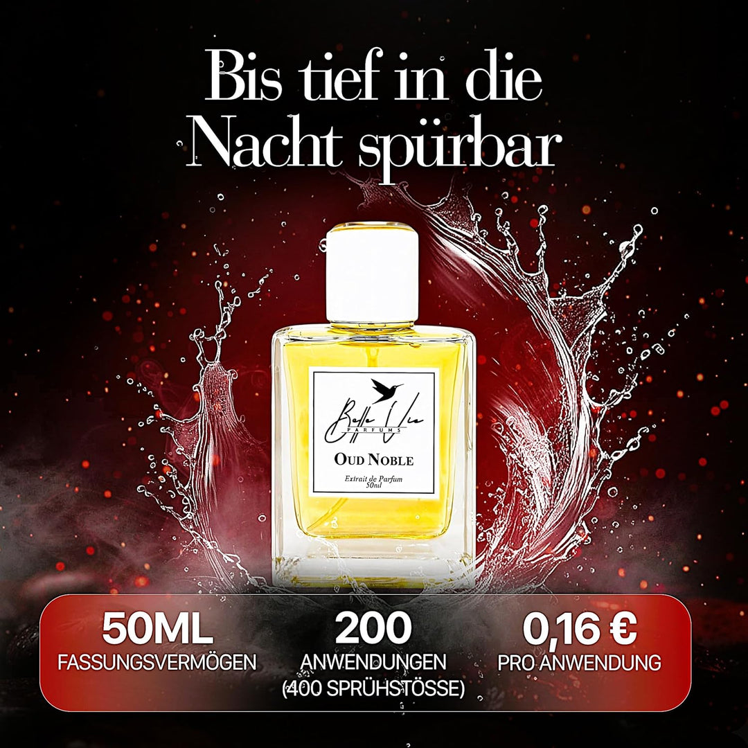 OUD NOBLE | Belle Vie Parfums | TF Oud W. | 50ml | holzig- würziges Unisex Parfüm mit Oud, Sandelhol