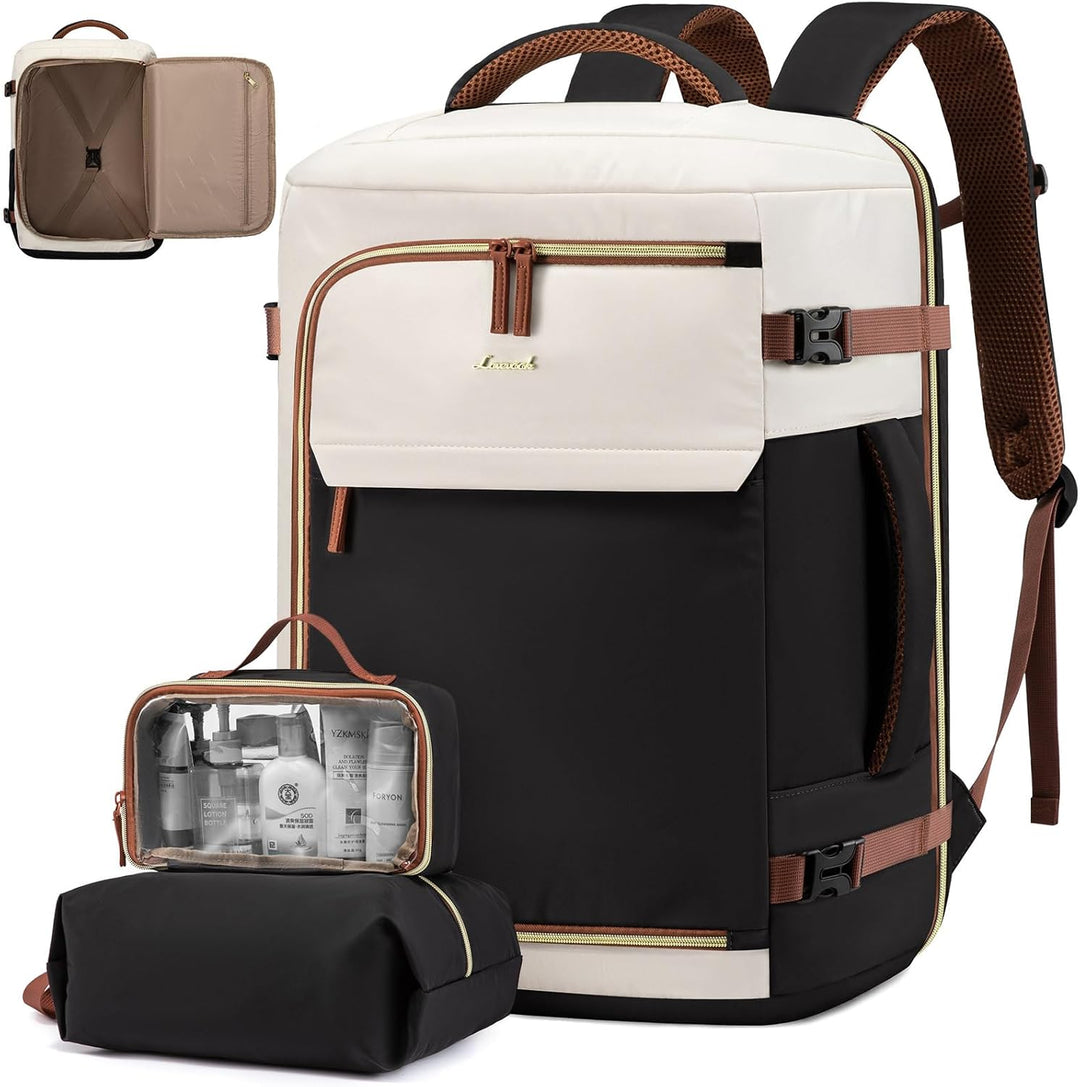 LOVEVOOK Reiserucksack Damen Herren, Handgepäck Rucksack Flugzeug, Travel Backpack Women, Handgepäck