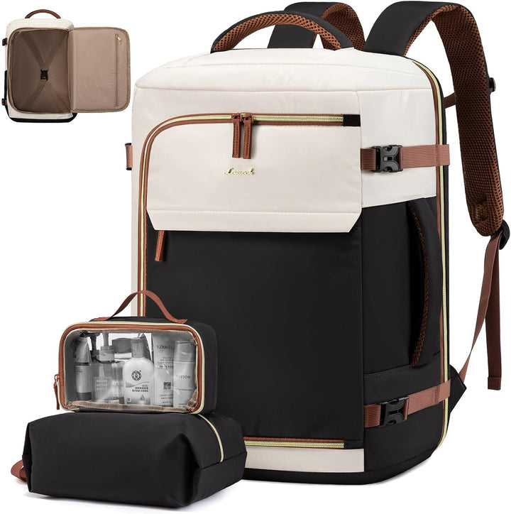LOVEVOOK Reiserucksack Damen Herren, Handgepäck Rucksack Flugzeug, Travel Backpack Women, Handgepäck