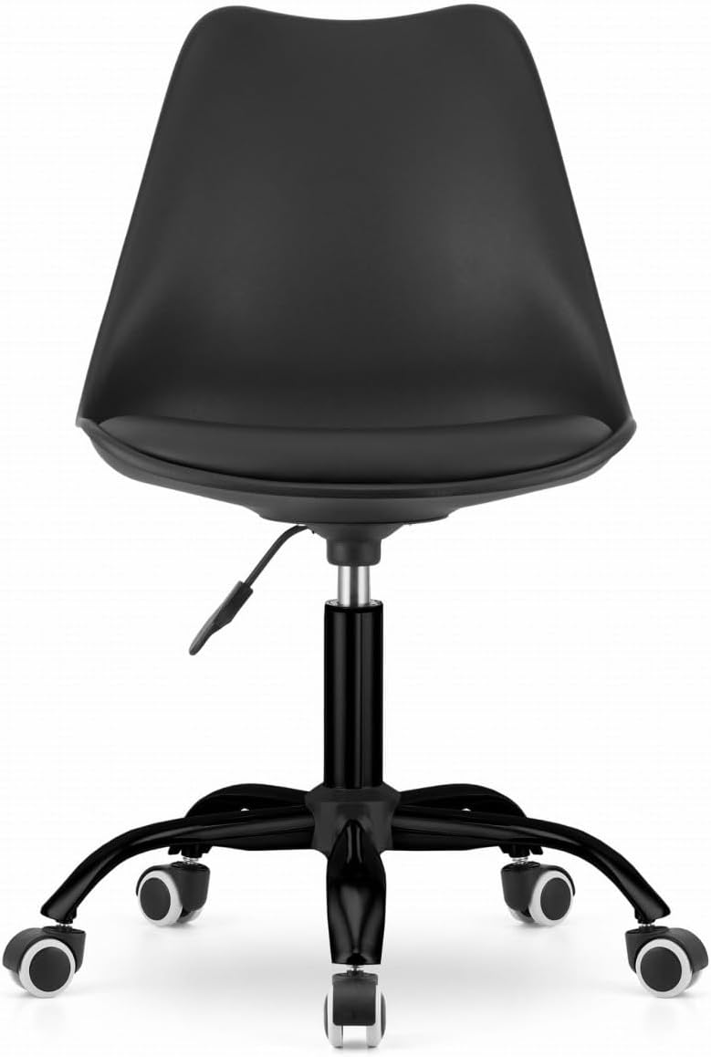 NMK HOME Drehstuhl mit Rollen 360 ° - Schreibtischstuhl Höhenverstellbar - Schreibtisch Stuhl für Ar