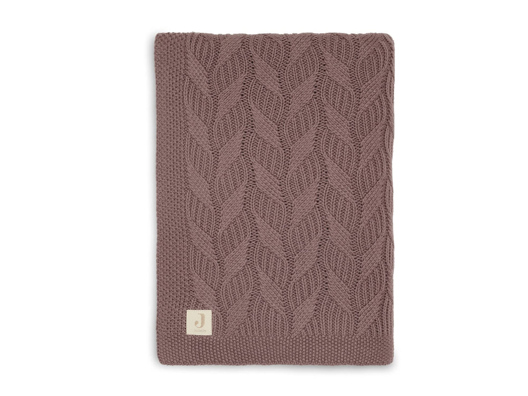 Jollein 516-511-66036 Baby Blanket 75 x 100 cm Spring Knit Chestnut