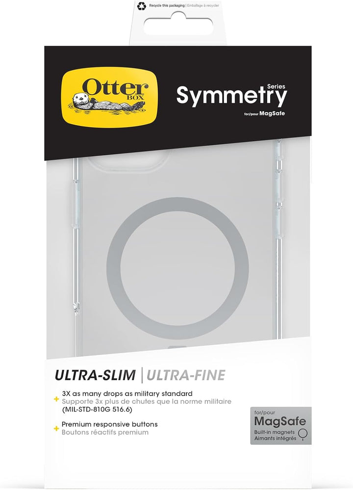 OtterBox Symmetry Clear MagSafe Hülle für iPhone 16 Plus, Transparent iPhone 16 Plus Transparent, iP