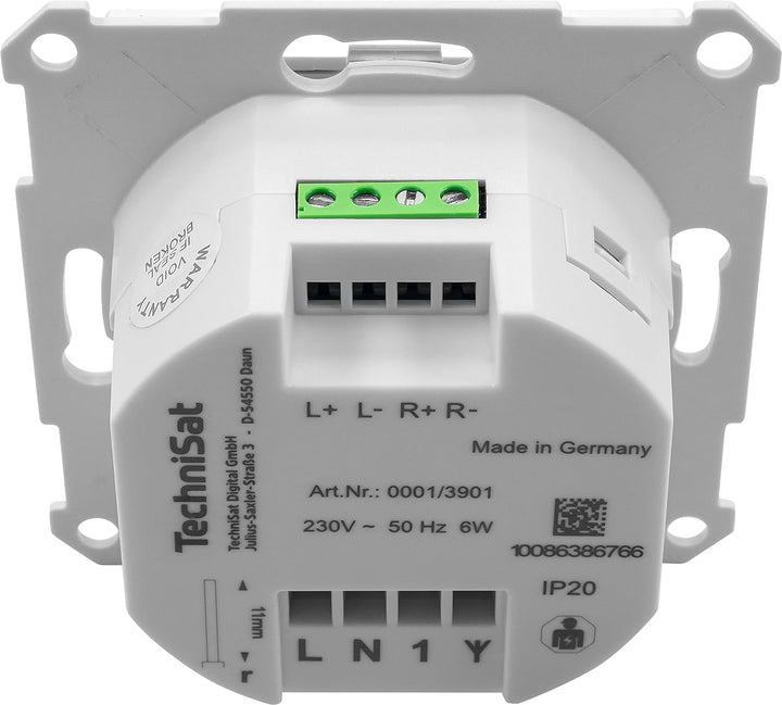 TechniSat DIGITRADIO UP 55 - DAB+ Unterputzradio für die flexible Montage (DAB, UKW, Bluetooth-Empfa