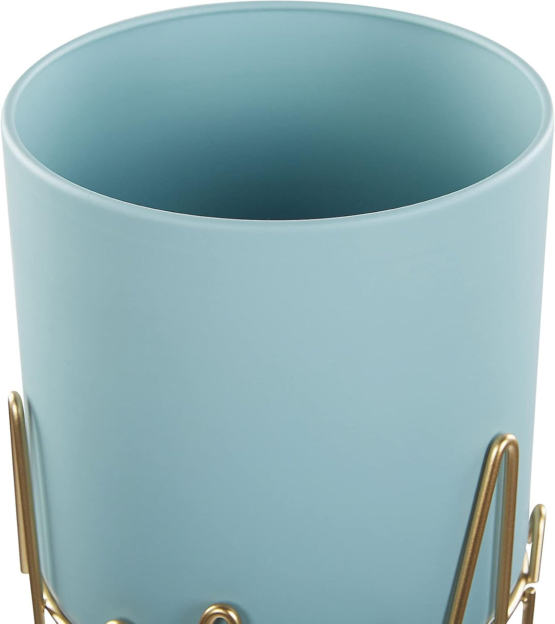 Pflanzenständer Blau 19 x 19 x 39 cm Metall für Innen- und Aussenbereich Kalandra