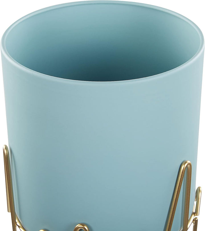 Pflanzenständer Blau 19 x 19 x 39 cm Metall für Innen- und Aussenbereich Kalandra