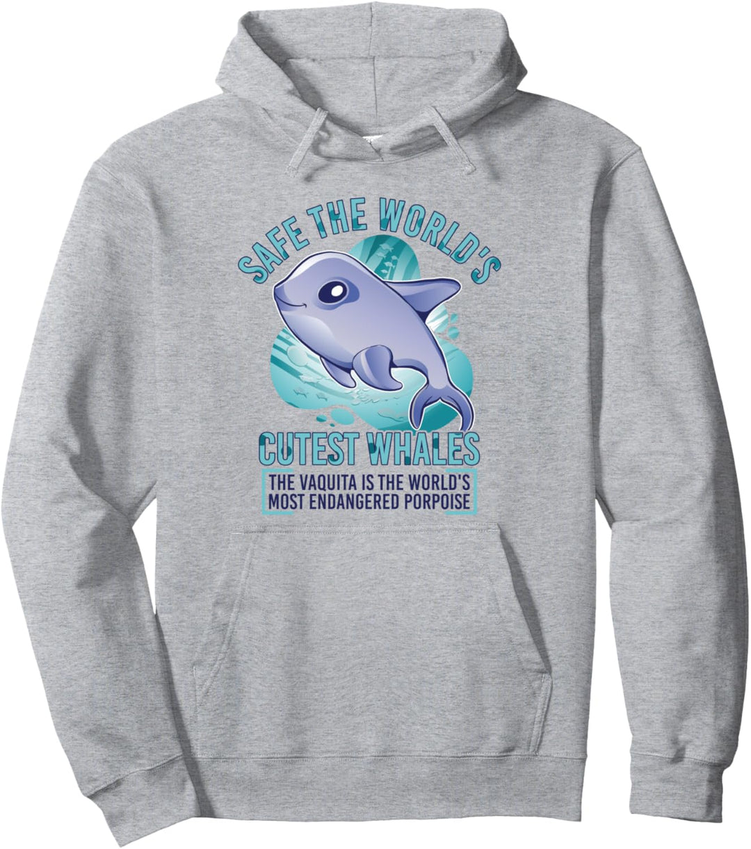 Sicher Die süssesten Wale der Welt Vaquita Pullover Hoodie