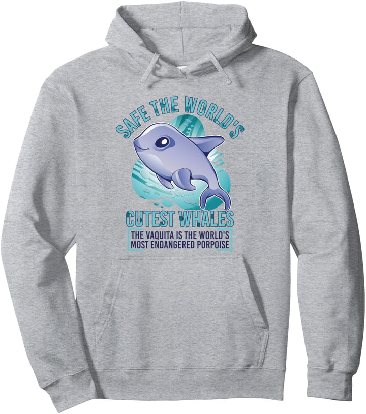 Sicher Die süssesten Wale der Welt Vaquita Pullover Hoodie