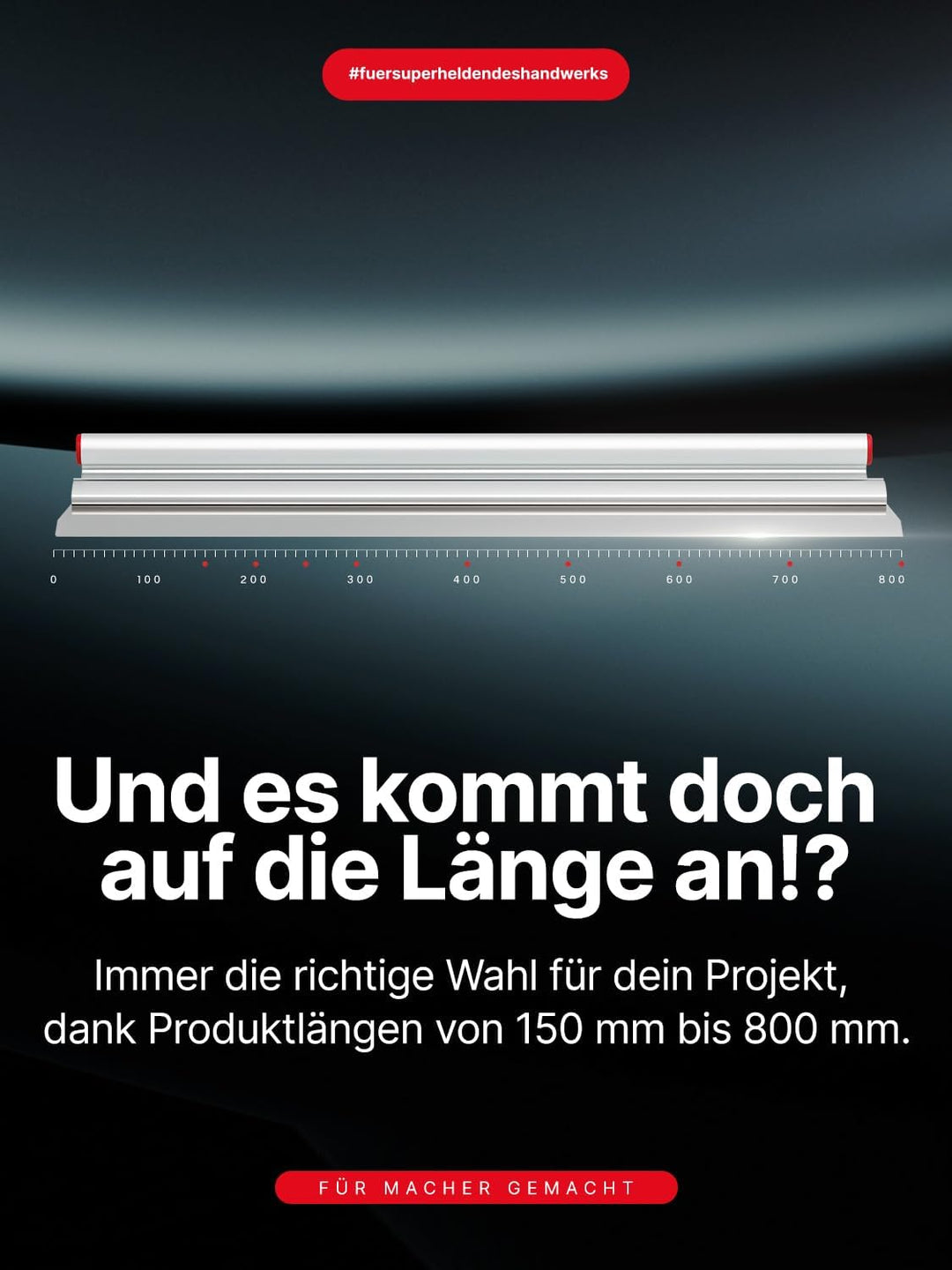"Flächenspachtel Al" Aluminium Spachtel 150mm mit abgerundeten Ecken | Ideal für Heimwerker & Burgen