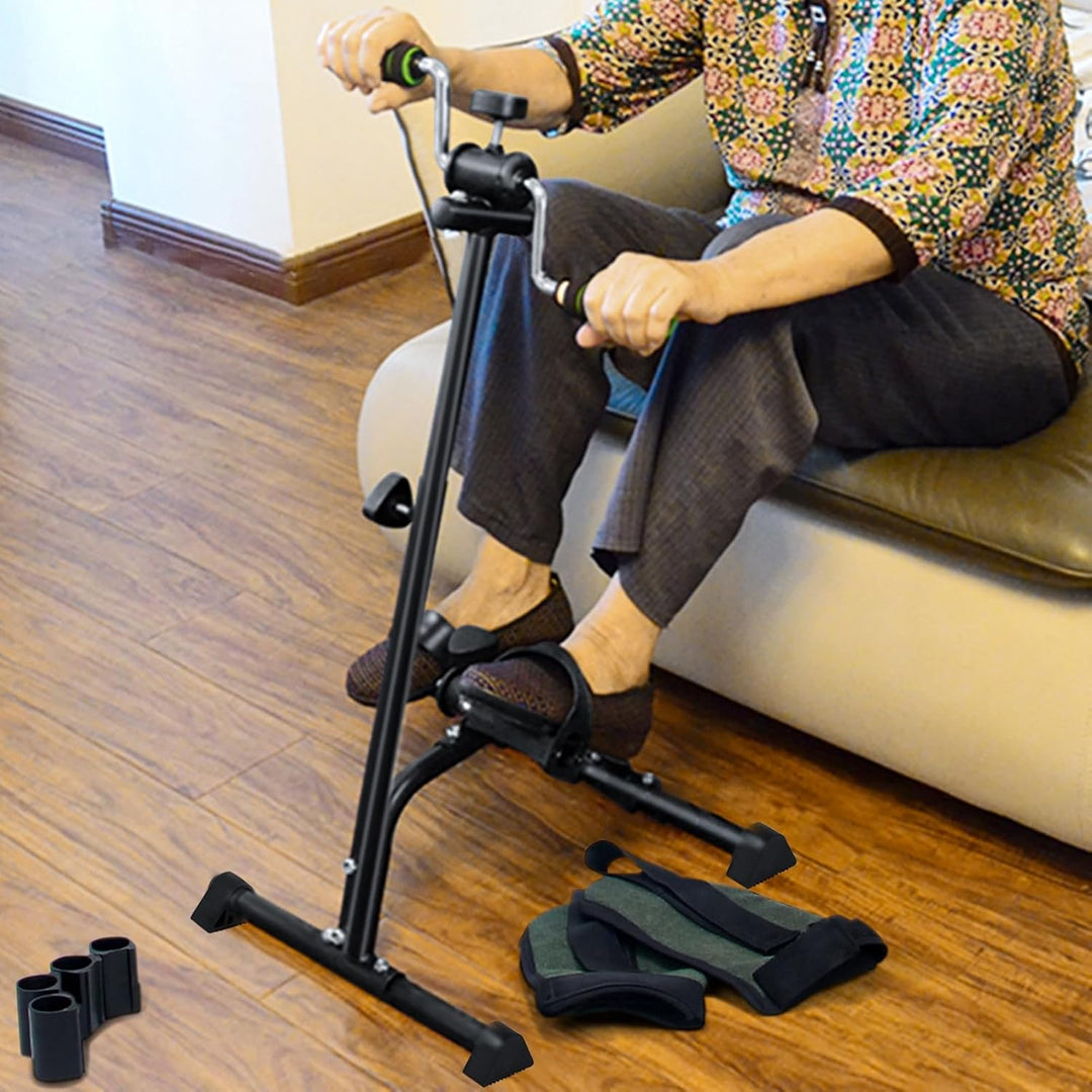 Pedaltrainer für Senioren, verstellbares Widerstandsfahrrad für Arm- und Beintraining, tragbares Phy