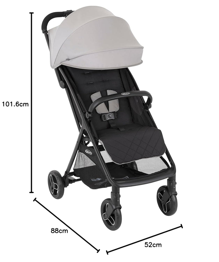 Graco Myavo™ Reisebuggy, ab Geburt bis ca. 4 Jahre (bis 22 kg), leicht, schnell zusammenklappbar, zu