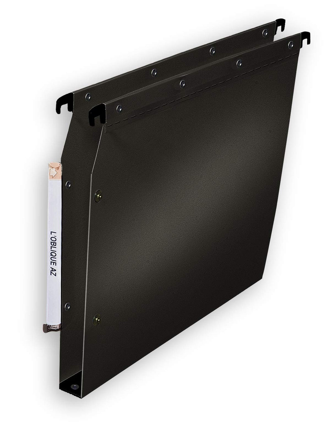 Die schräg Z Hängemappe aus Poly Pro Fun 330 Boden 30 mm für Schrank schwarz Pack 10