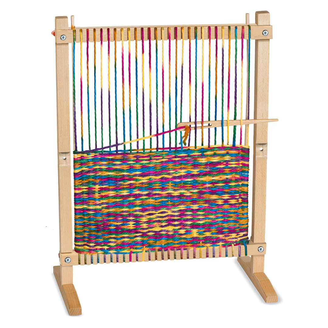 Melissa & Doug 19381 Hölzerner Webrahmen Für Diverse Bastelarbeiten, Mehrfarbig, 41.91 cm H x 57.785