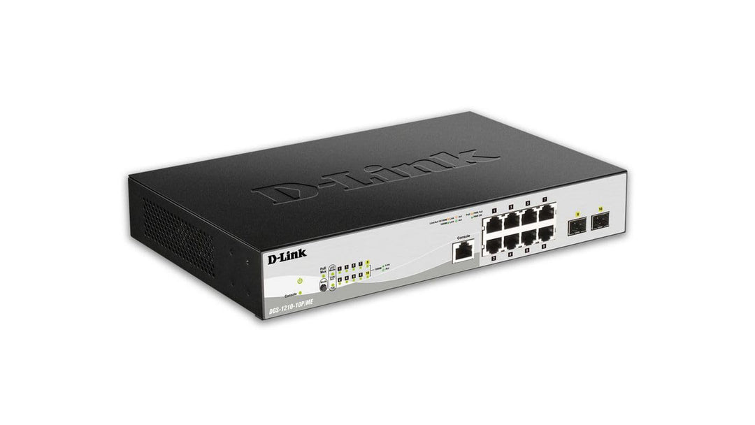 D-Link 10/100/1000BASE-T PoE + 2 1G SFP-Anschlüsse L2 Management Switch