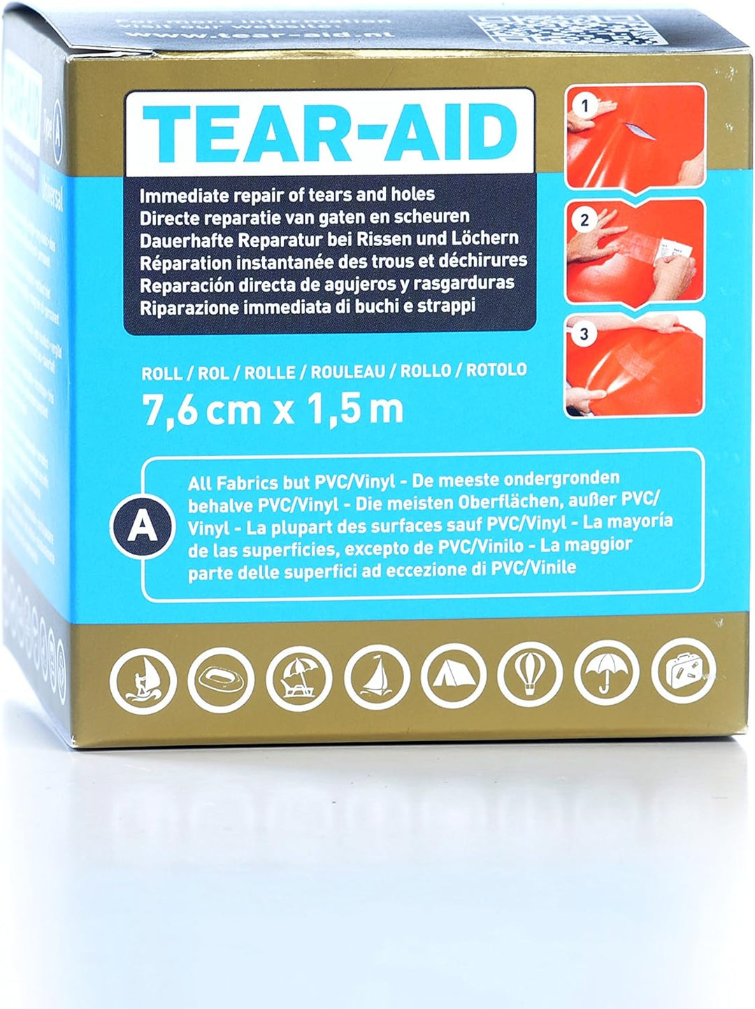 Relags 5714002 Reparaturmaterial Rolle Typ A Reparaturset, Transparent