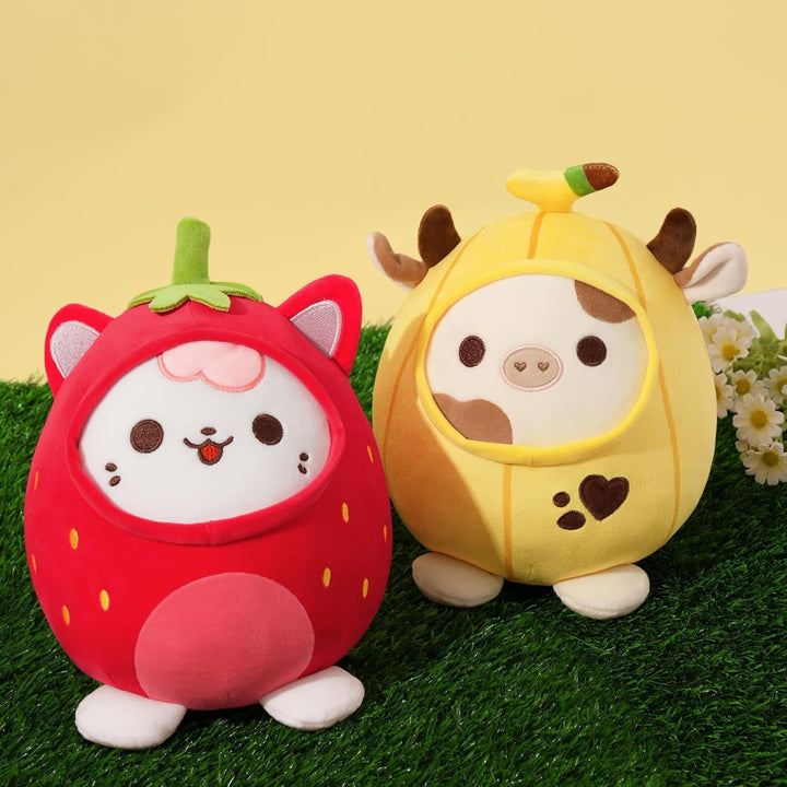 shownicer Plüschtier Katze Kuscheltier Stofftier Kawaii Katze Plüsch Kissen Spielzeug Kätzchen Plüsc