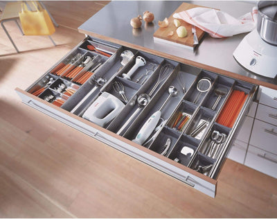 Blum Orga-Line Facheinteilung-Set: Flexible Einteilung Für Schublade – Herausnehmbar Und Spülmaschin