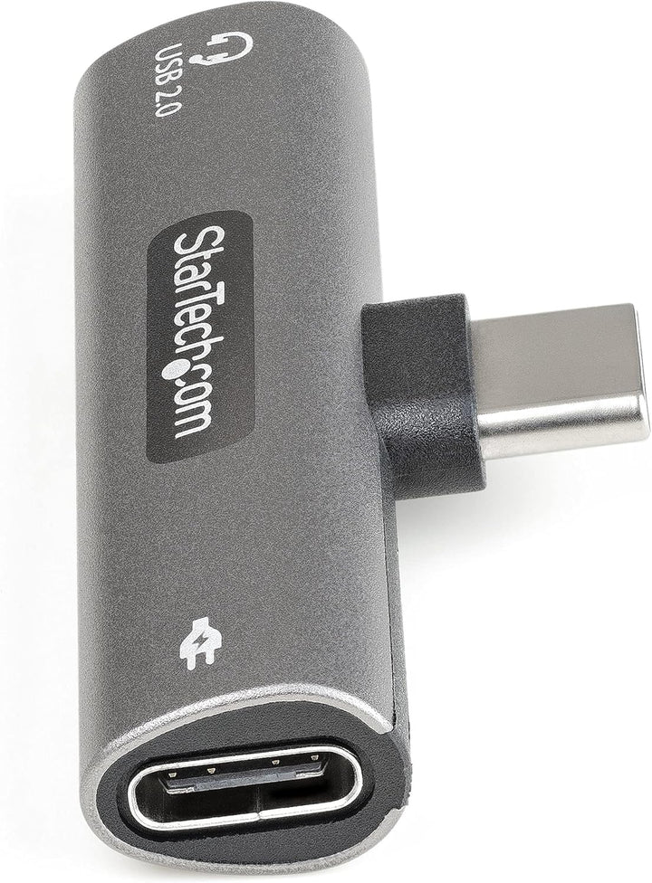STARTECH.COM USB-C Audio- und Ladeadapter - USB-C Audio-Kopfhörer-/Headset-Anschluss und 60W PD für