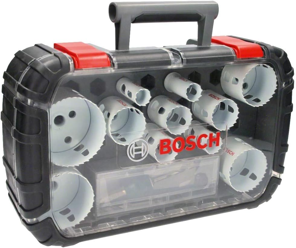 Bosch Professional 14 tlg. Lochsäge Progressor for Wood & Metal Set Universal (für Holz und Metall,