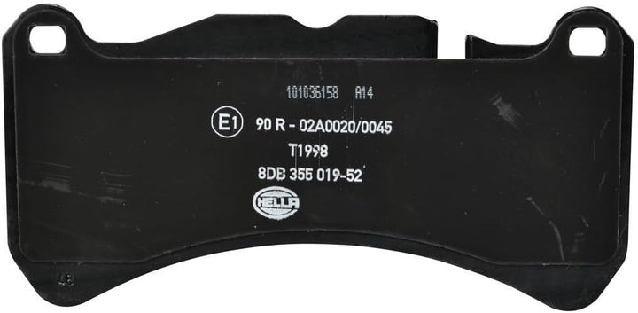 HELLA PAGID 8DB 355 019-521 Bremsbelagsatz - T1998 - Dicke/Stärke: 16.2mm - Bremssystem: Brembo - fü