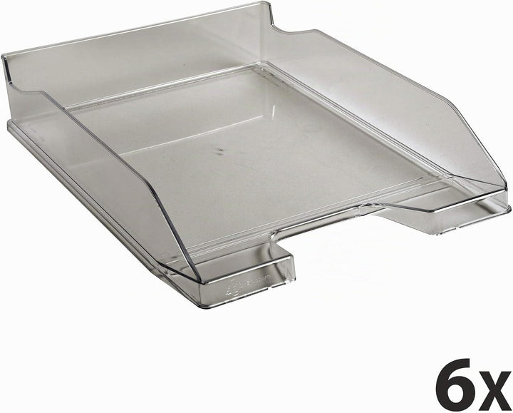 Exacompta 113227D 6er Pack Premium Briefablage Combo Midi DIN A4. Ideale Briefkörbe für Ihre Organis