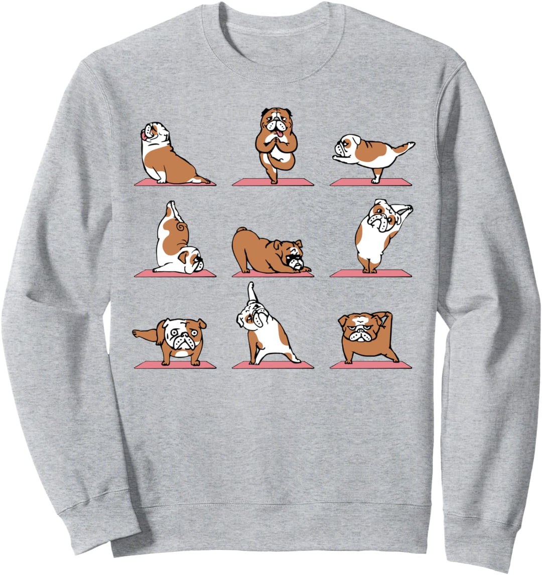 English Bulldog Yoga Sweatshirt