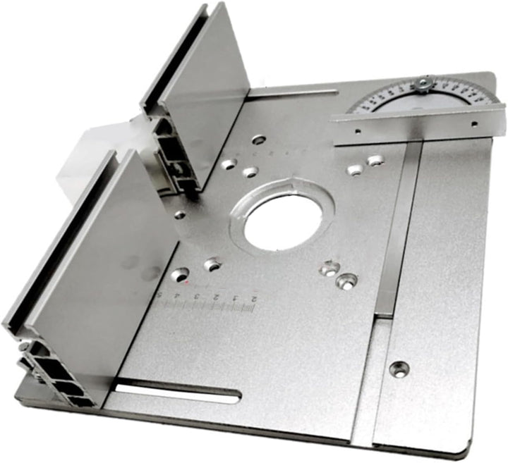 Router Tischeinsatzplatte 2 in 1 Holzbearbeitungsbank Flip Board Aluminiumlegierungskonstruktion Prä