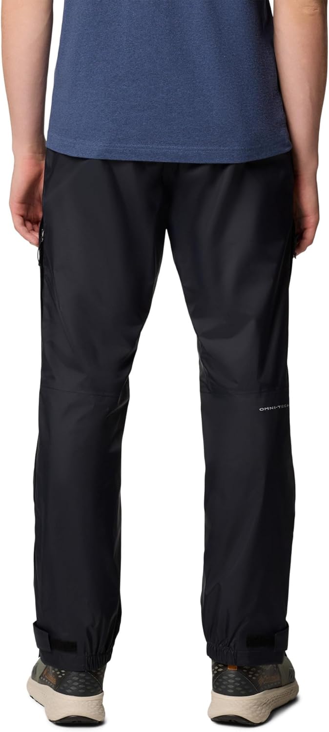 Columbia Herren wasserdichte Regenhose Pouring Adventure™ III Pant L Schwarz, L Schwarz