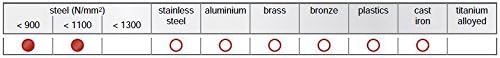 RUKO-228045-Broca HSS Co5 mango 3 pl. 4,50mm
