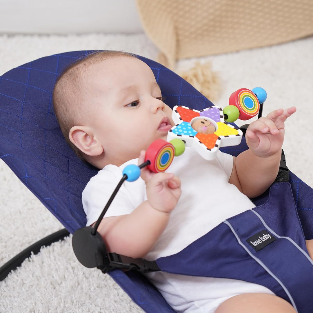 iGRATENS Baby-Bounzer Toy Bar - Spielzeug Bar für Baby Bouncer Sitz, Brightly Colored Form, entwicke
