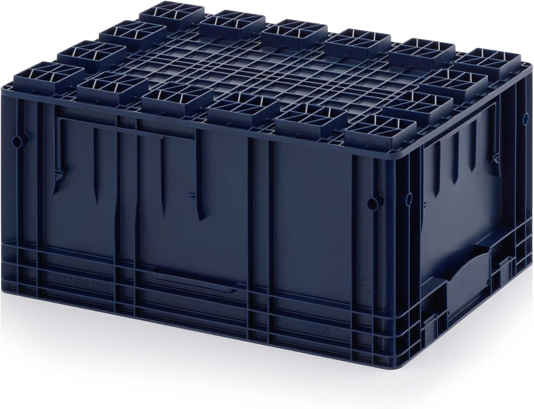 Auer Packaging 4x R-KLT Behälter 60 x 40 x 28 * Kleinladungsträger blau 60x40x28 Eurobehälter Indust