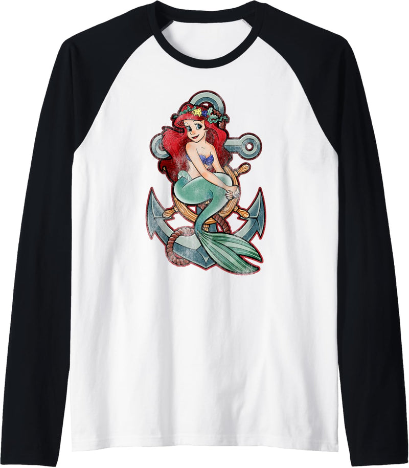 Disney The Little Mermaid Ariel Anchor Raglan