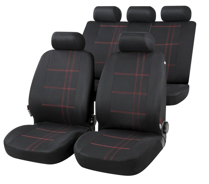 Walser Auto-Sitzbezug Nashville, Universal-Sitzbezug Komplett-Set, PKW-Sitzbezüge, 2 Vordersitzbezüg