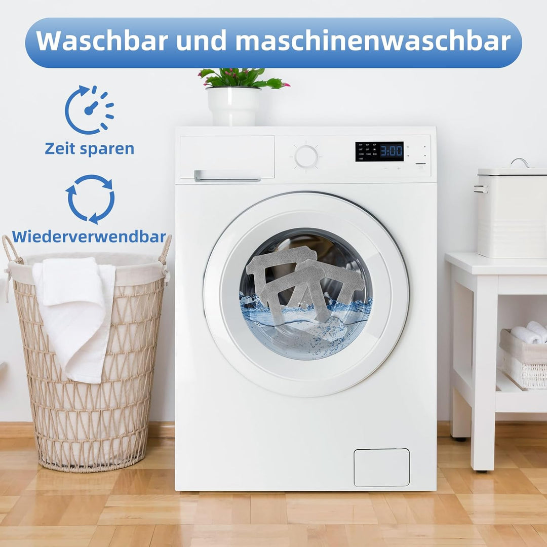 16 Stück Reinigungstücher für ECOVACS WINBOT W2S / W2S Omni Fensterputzroboter, Waschbares Mikrofase
