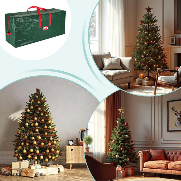 Heavy Duty Tree Storage Bag - Oxford Cloth Christmas Tree Bag | Christmas Trees Holder with Durable