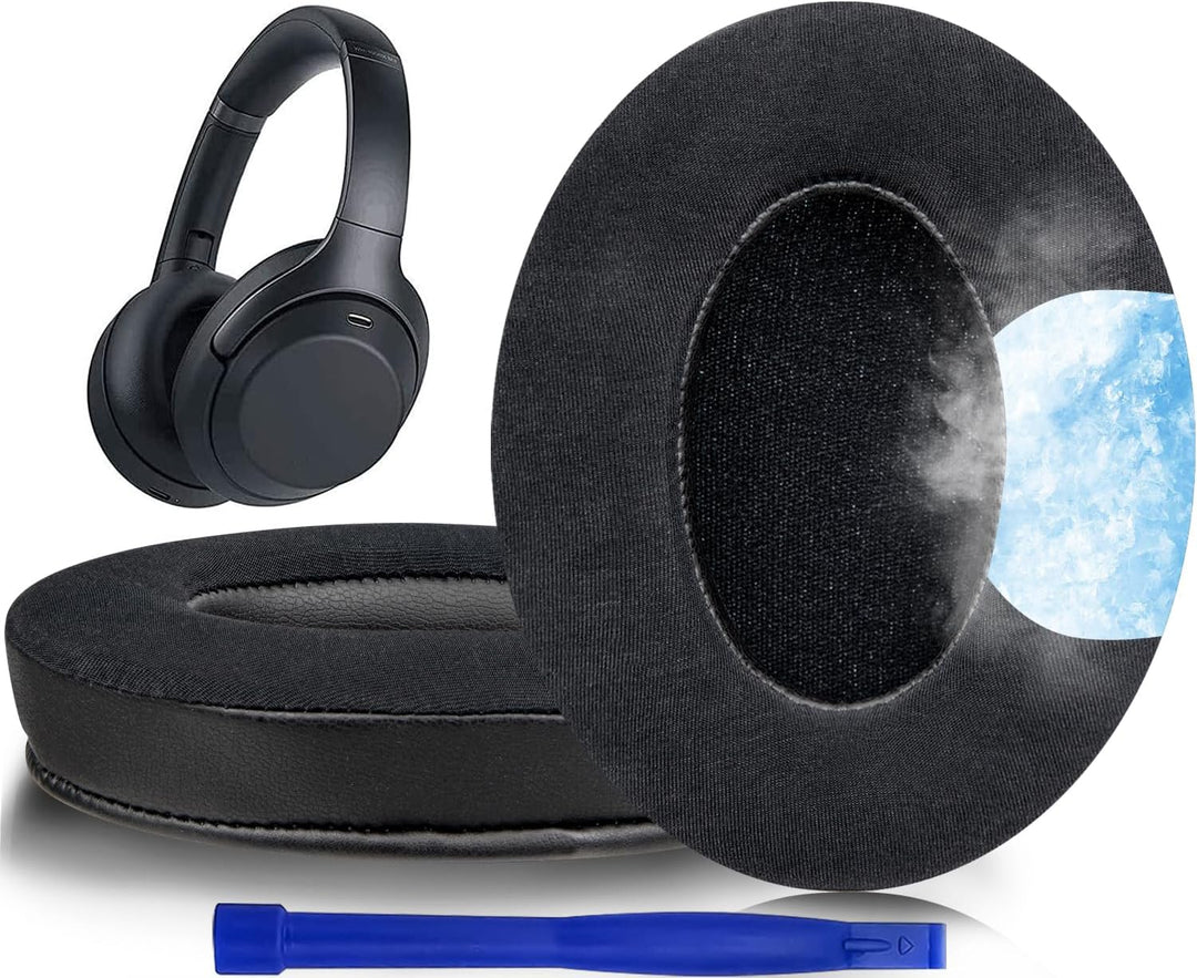 SOULWIT Kühlgel Ersatzpolster Ersatz Ohrpolster für Sony WH-1000XM3 (WH1000XM3) Over-Ear-Kopfhörer,